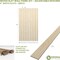 Ekena Millwork 94H x 1/4T Adjustable Wood Slat Wall Panel Kit w/ 4W Slats, Birch contains 11 Slats SWW55X94X0250BI - alternate 2